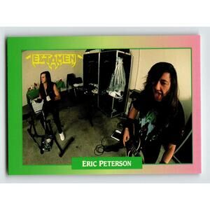 Testament Eric Peterson 1991 RockCards Brockum 108 Music Card